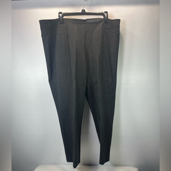 NWT Avenue Ponte Legging Original Fit Stretch Pants Gray Size Petite 18/20 - Picture 6 of 10